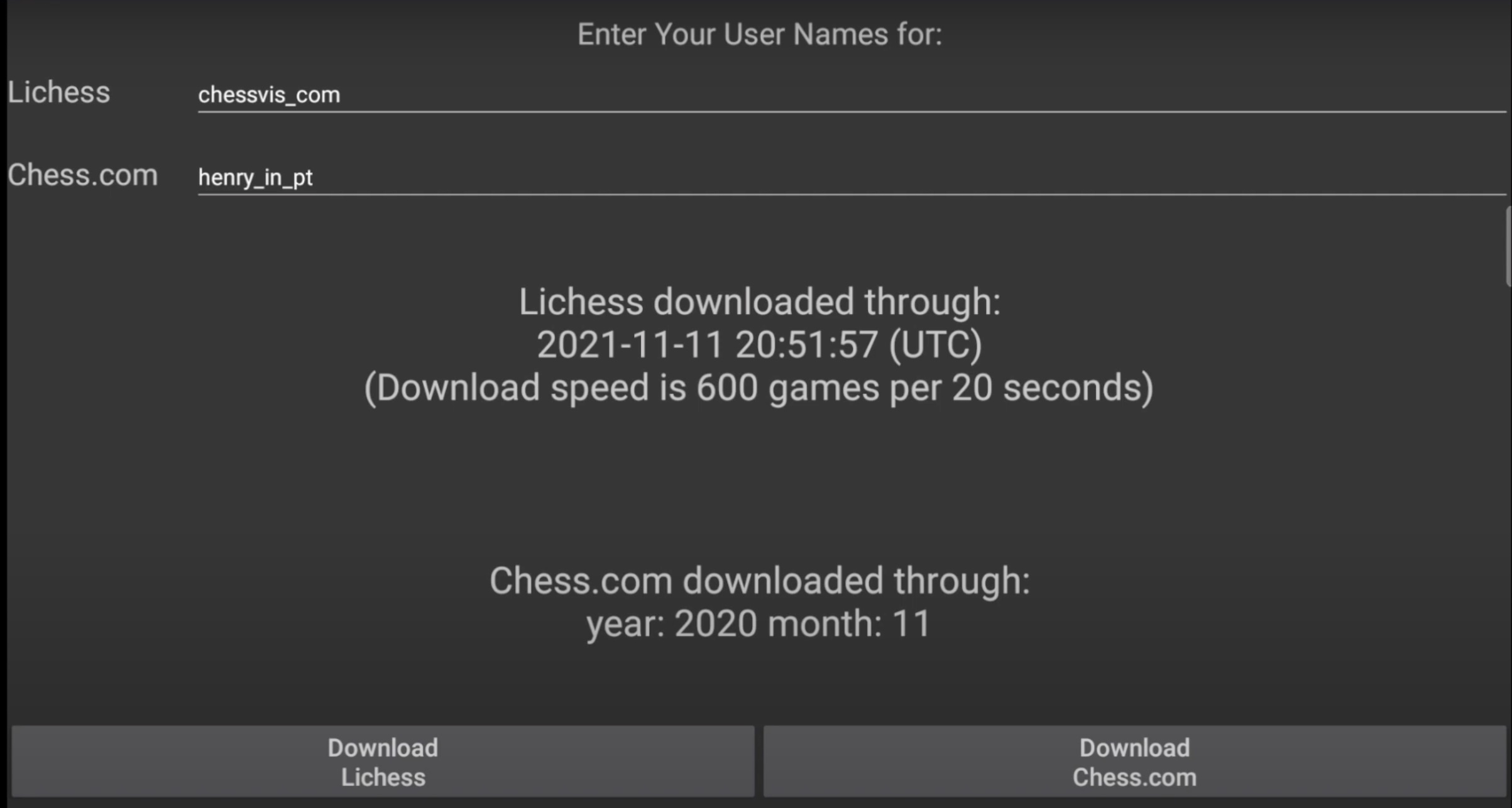 Chessvis app